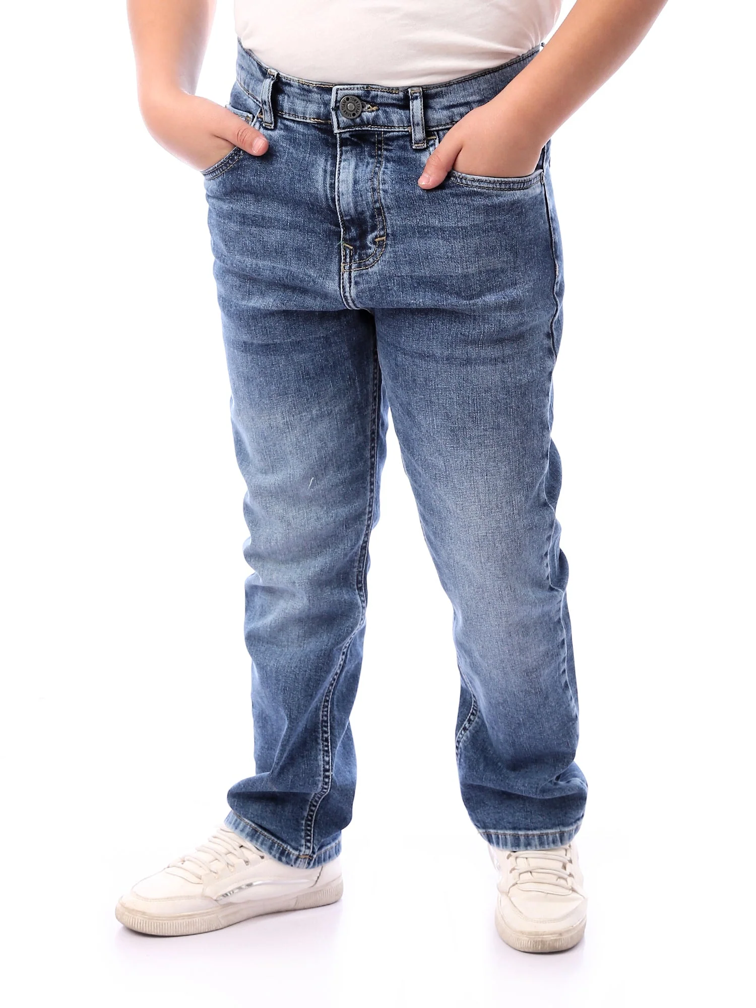 Jean garçon coupe droite en denim – JNS23GRBW31380TB1 – Image 4