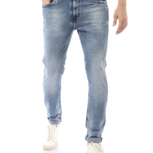 Jeans Homme Bleu Clair avec Design Moderne – Style Tendance - JNS23SKSW22653TM1