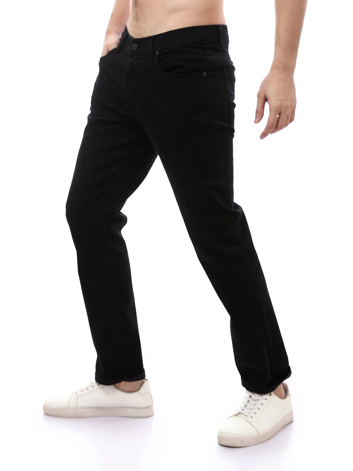 Jean pour homme au design moderne – Coupe droite avec des détails élégants – JNS23SRBW22661TM1 – Image 3