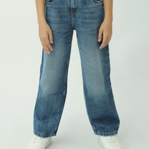 Jean garçon coupe droite (Straight) – taille ajustable - JNS24GMBW31393TB1