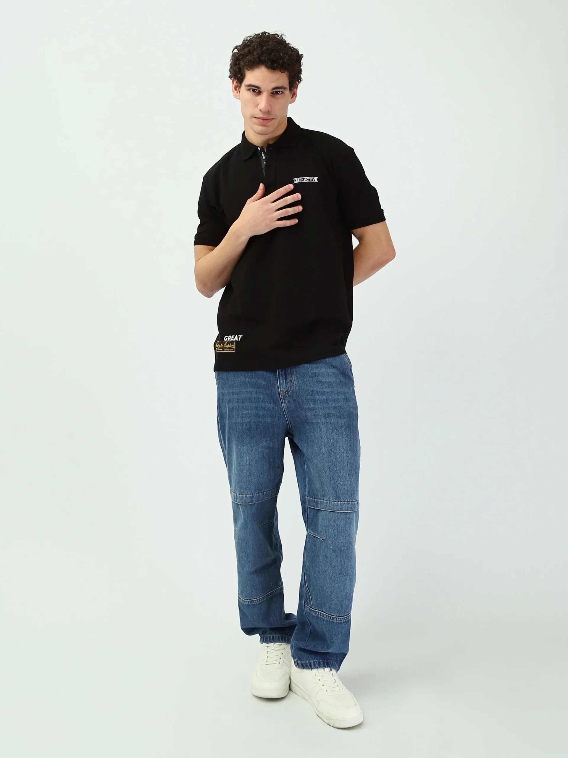 Jean homme coupe droite – denim bleu - JNS25GBBW22146TM1 – Image 3