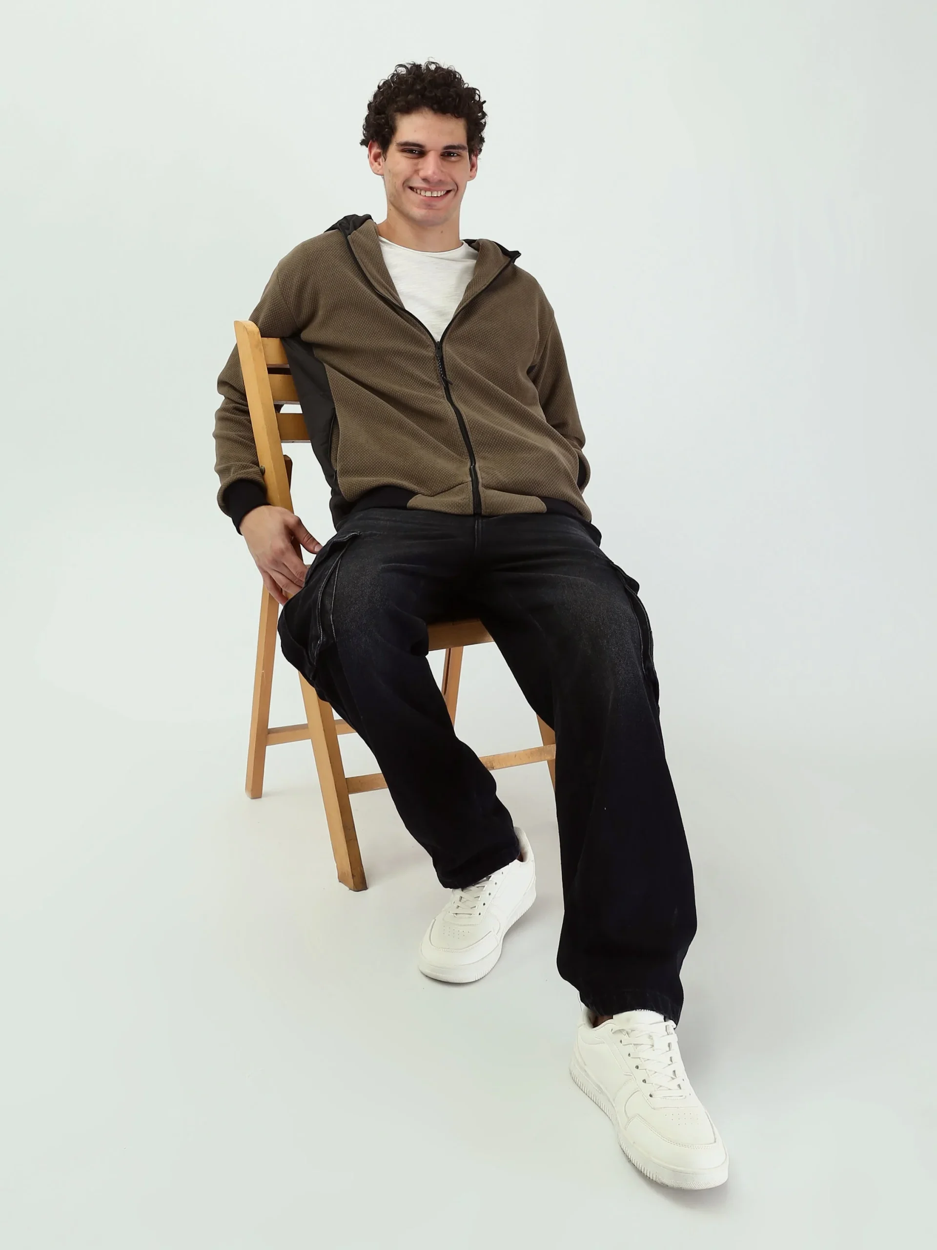 Jean cargo homme coupe droite – Style urbain et fonctionnalité - JNS25GMGW24307TM1 – Image 3