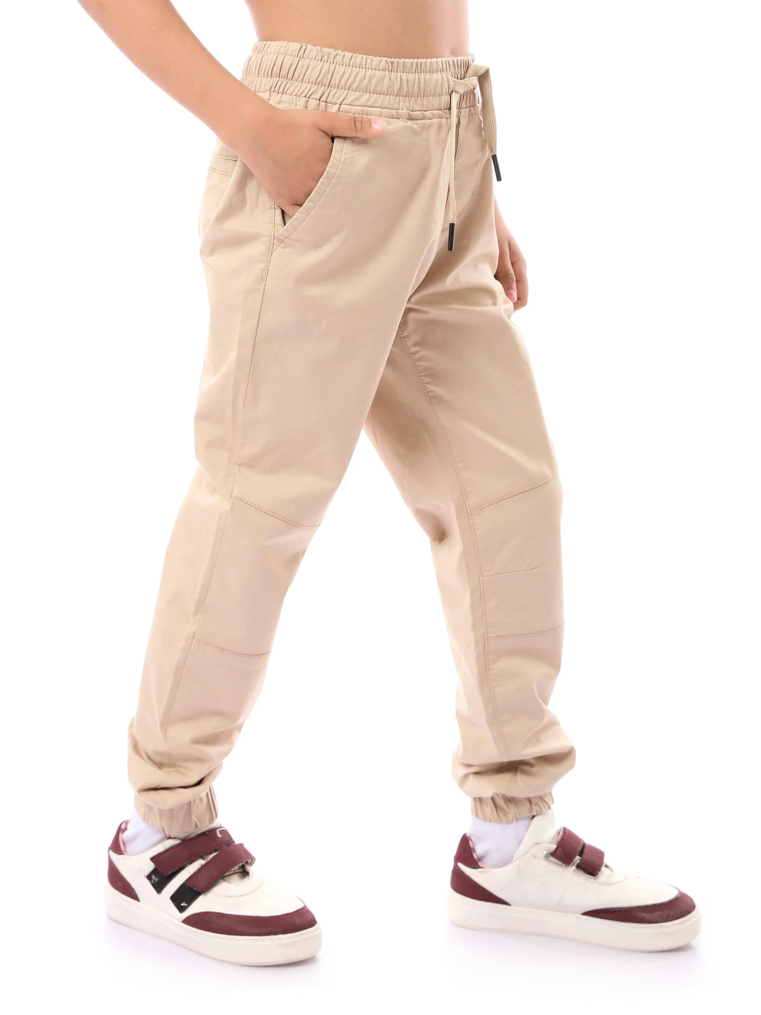 Pantalon de survêtement pour garçon avec taille élastique, au design pratique et confortable – JOG23SGBS24246TB1 – Image 9