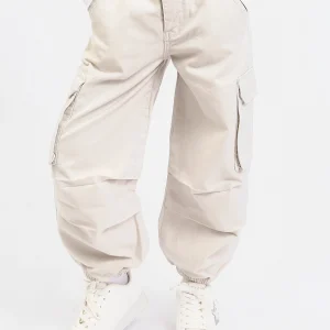 Pantalon cargo jogger fille, taille confortable et poches à rabat - JOG25GGBP71443MG1