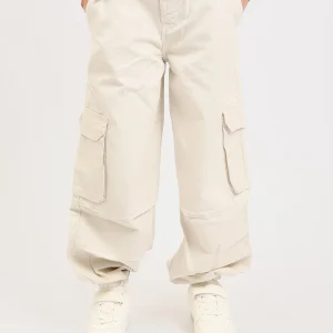Pantalon cargo jogger ado fille, taille confortable et poches à rabat - JOG25GGBP71443MR1