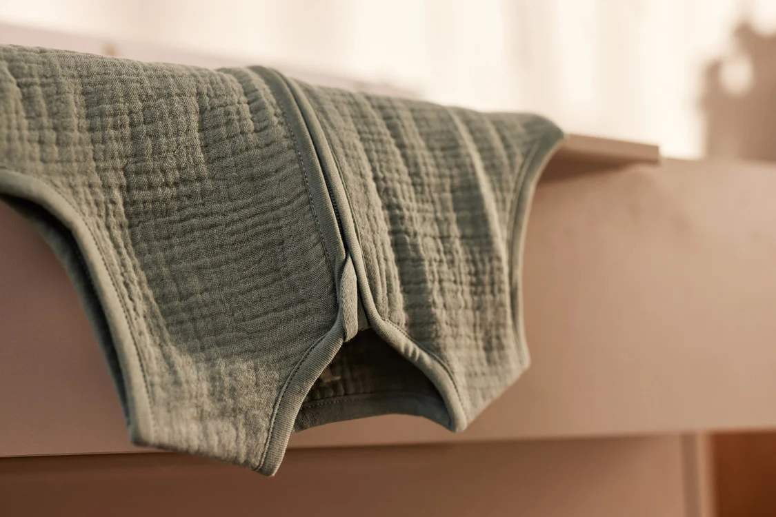 Jollein – Gigoteuse été gaze de coton Sea Green – Image 3