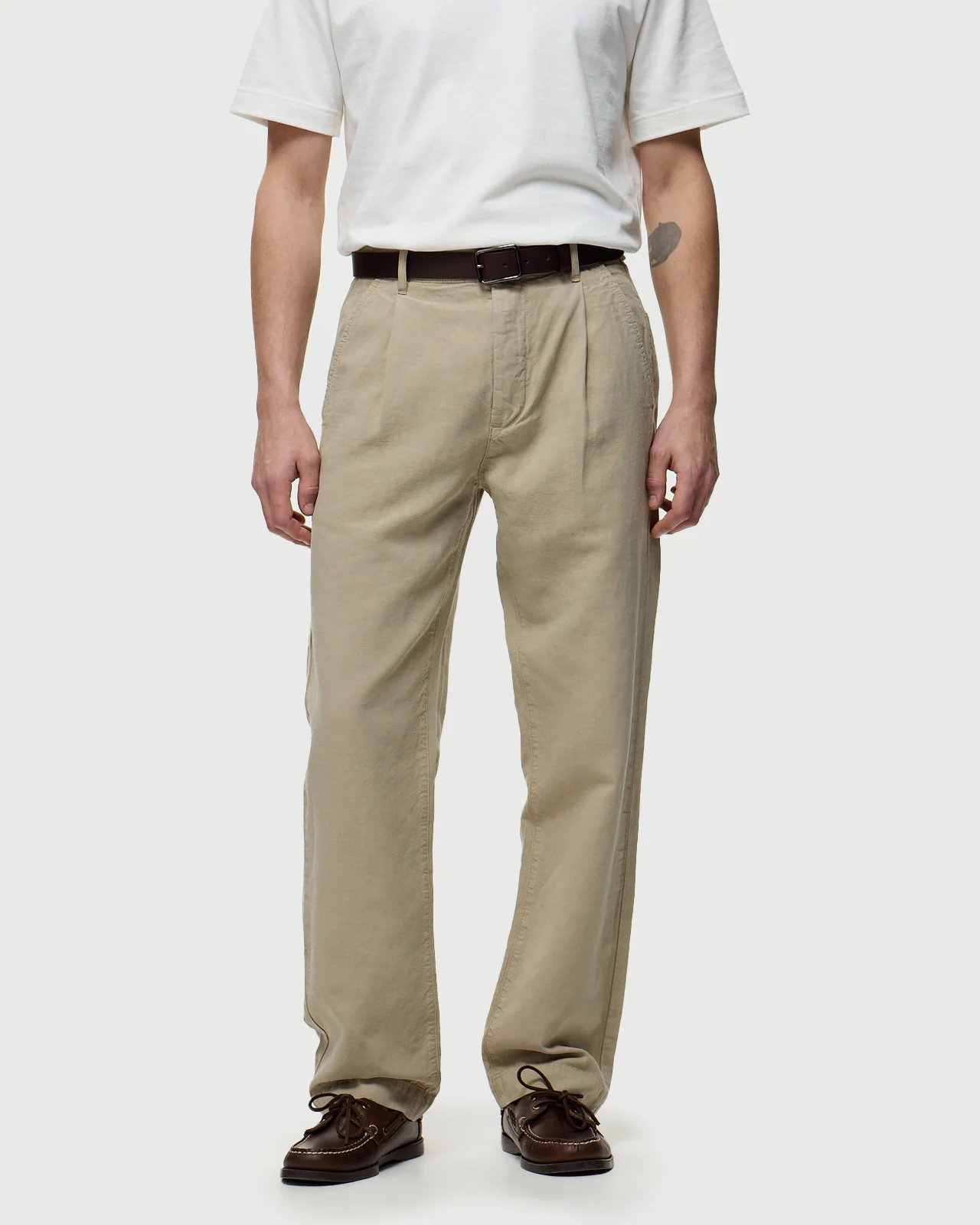 DIEGO Tencel/Lin - Beige Bambou