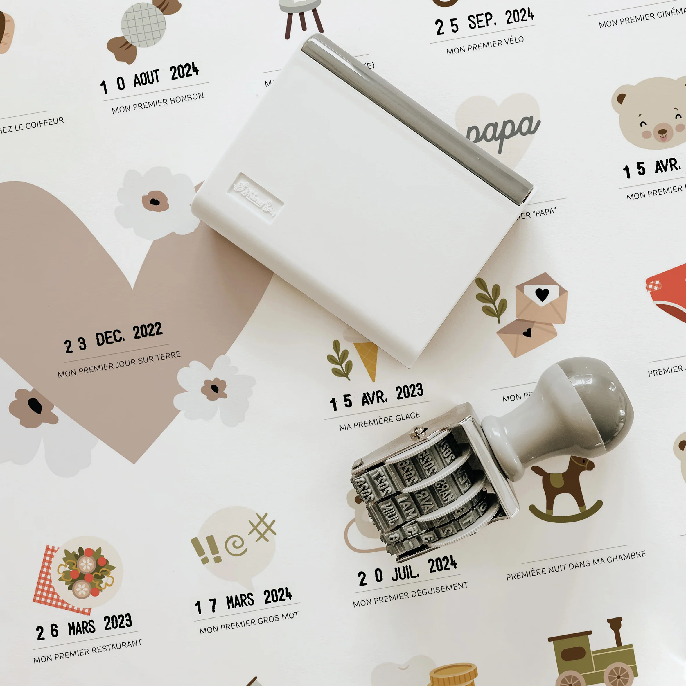 Les petites dates – Affiche mes premières fois Ourson – Image 6