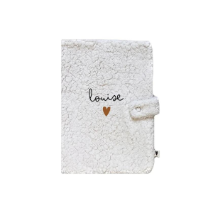 Atelier wagram – Protège carnet de santé Moumoute blanc