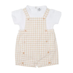 BB&CO – Ensemble salopette Vichy