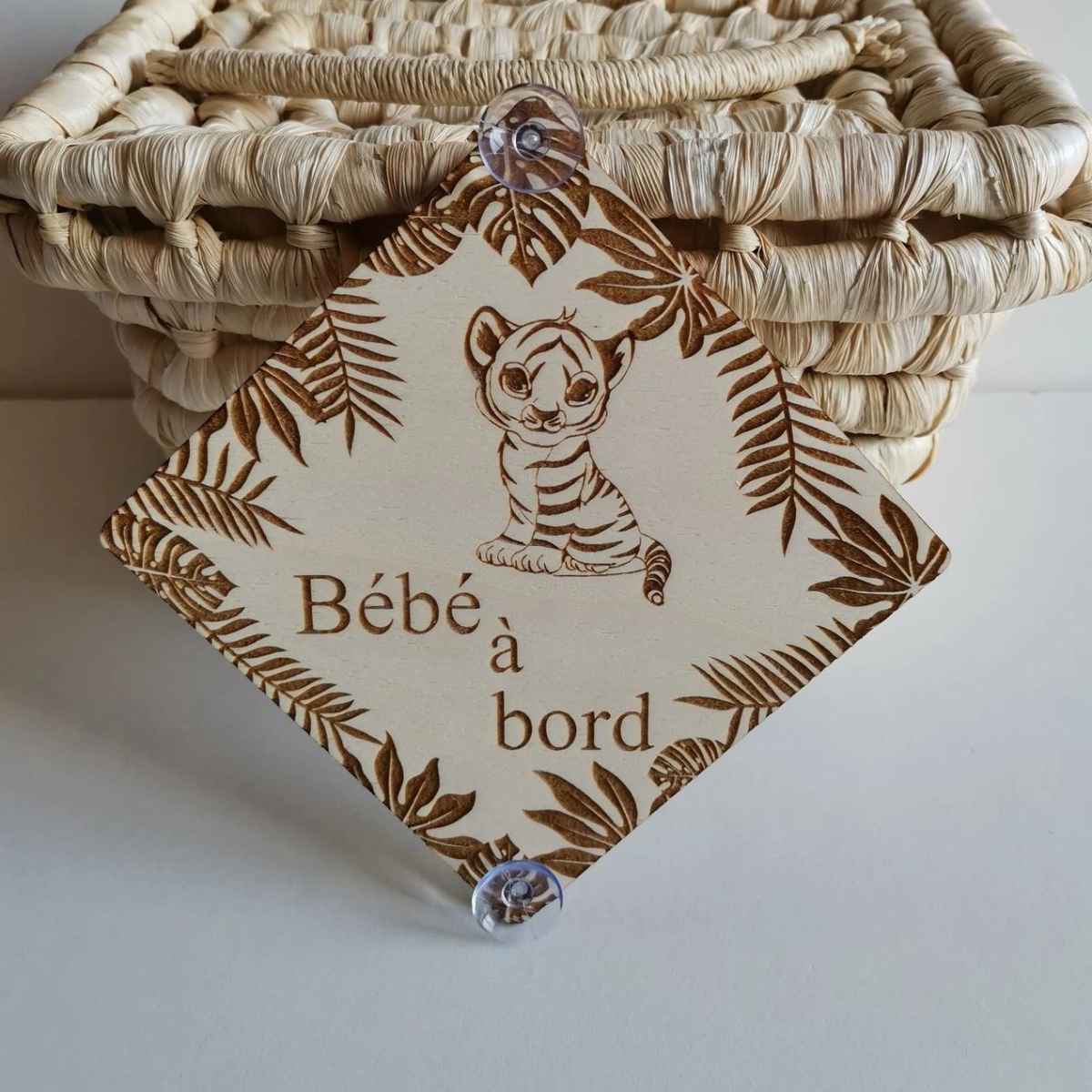 Atelier de luno – Plaque tigre bébé à bord – Image 2