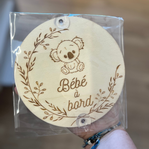 Atelier de luno – Plaques rondes bébé à bord