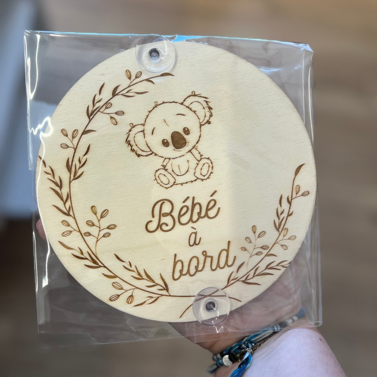 Atelier de luno – Plaques rondes bébé à bord – Image 2