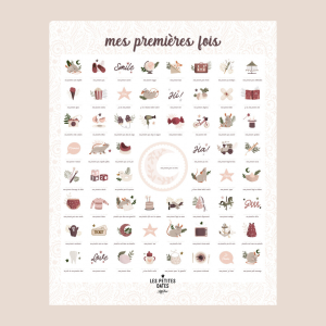 Les petites dates – Affiche mes premières fois souris poudre
