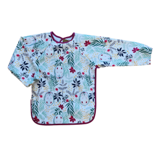 Petit beguin – Bavoir à manches multicouleurs