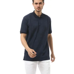 Polo Homme à Rayures Subtiles – Élégance Décontractée et Confort - POS24SAPR21779TM1