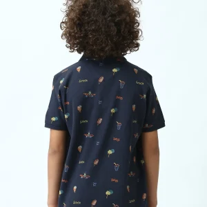 Polo ado garçon imprimé été – col polo, manches courtes - POS24SAPR75289MJ1