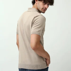 Polo Homme à Manches Courtes avec Motif Texturé - Élégant et Confortable - POS24SKMX21879TM1