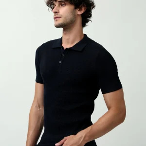 Polo slim fit bleu marine homme – Style élégant et moderne - POS24SKTR21875TM1