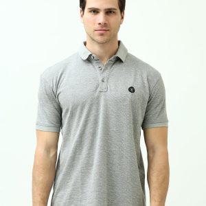 Polo Homme Regular Fit – Gris – POS24SNTR21833TM1