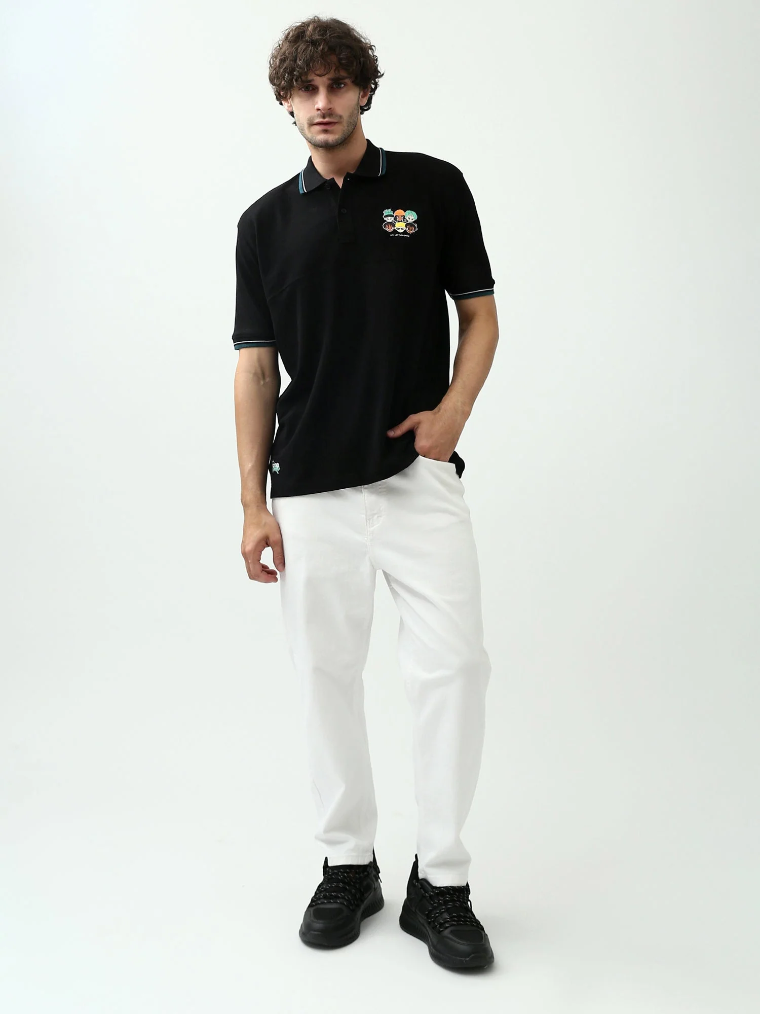 Polo Homme – Imprimé ‘Sunpoint’ avec Design Unique – POS24SPPR21838TM1 – Image 5