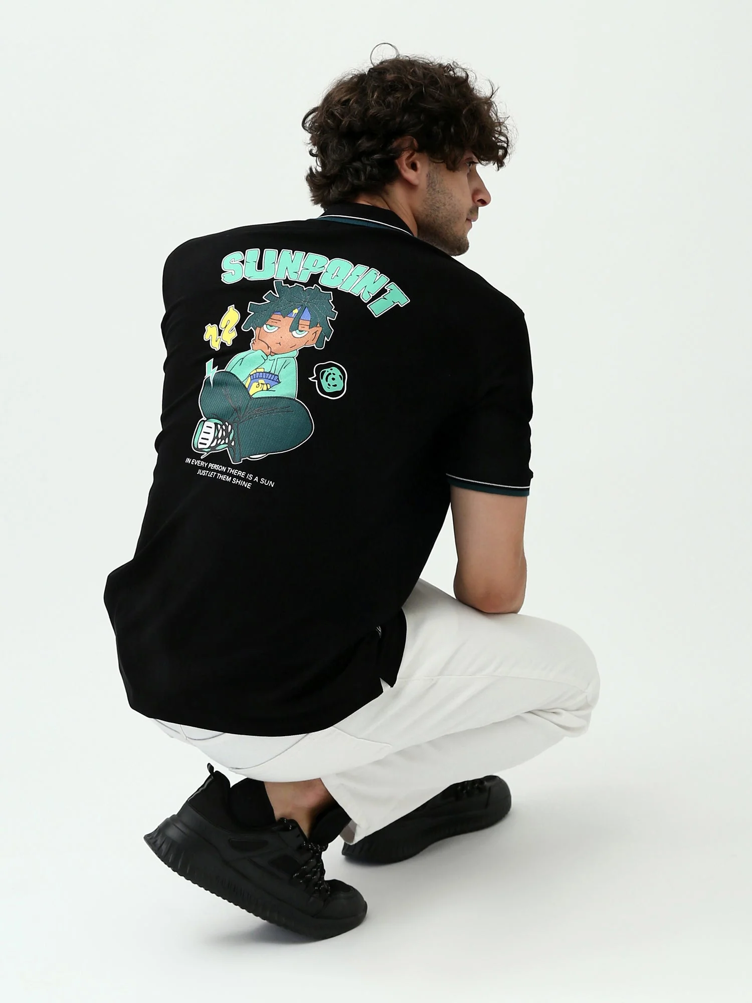 Polo Homme – Imprimé ‘Sunpoint’ avec Design Unique – POS24SPPR21838TM1 – Image 6