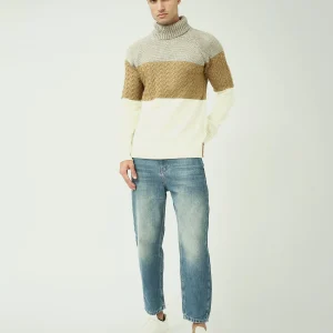 Pull Homme Chaleureux à Col Haut – Élégance et Confort Moderne pour l'Hiver - PUL25WPCH27801TM1