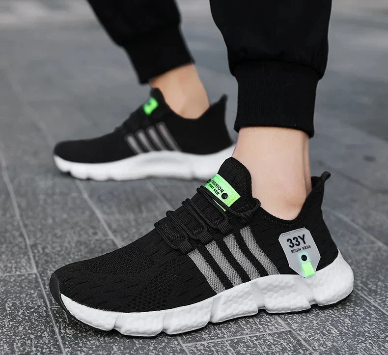 Chaussure Homme Sportive avec Semelle Blanche Élevée – Légère et Confortable pour l'Usage Quotidien – Image 7