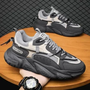 Chaussure Sportive Homme Pratique et Confortable avec Talon Élevé Antidérapant