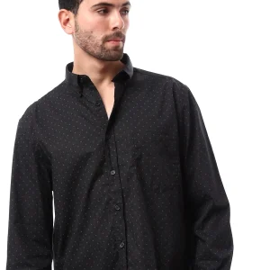 Chemise pour homme classique unie à manches longues – Design moderne et élégant – SHI24SAER17437TM1