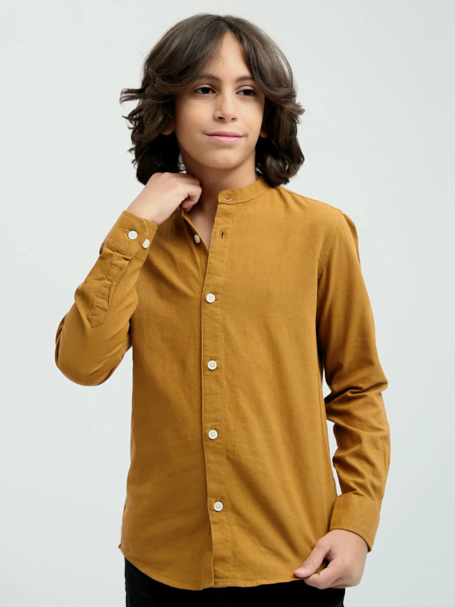 Chemise enfant élégante d’hiver à manches longues - SHI24SEIA31143TB1 – Image 9