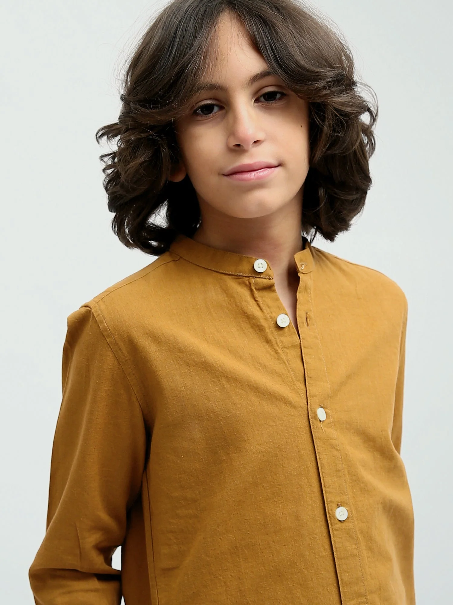 Chemise enfant élégante d’hiver à manches longues - SHI24SEIA31143TB1 – Image 8