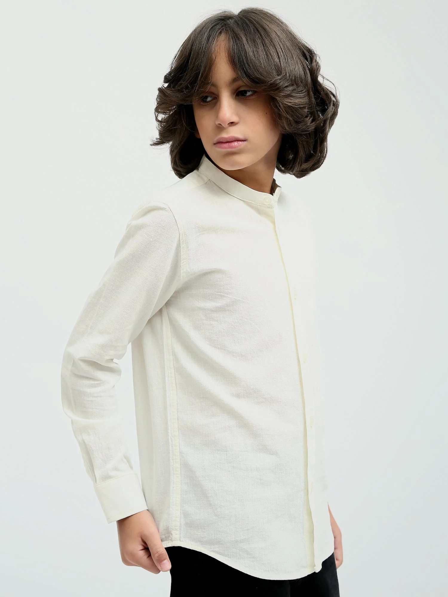 Chemise enfant élégante d’hiver à manches longues - SHI24SEIA31143TB1 – Image 3