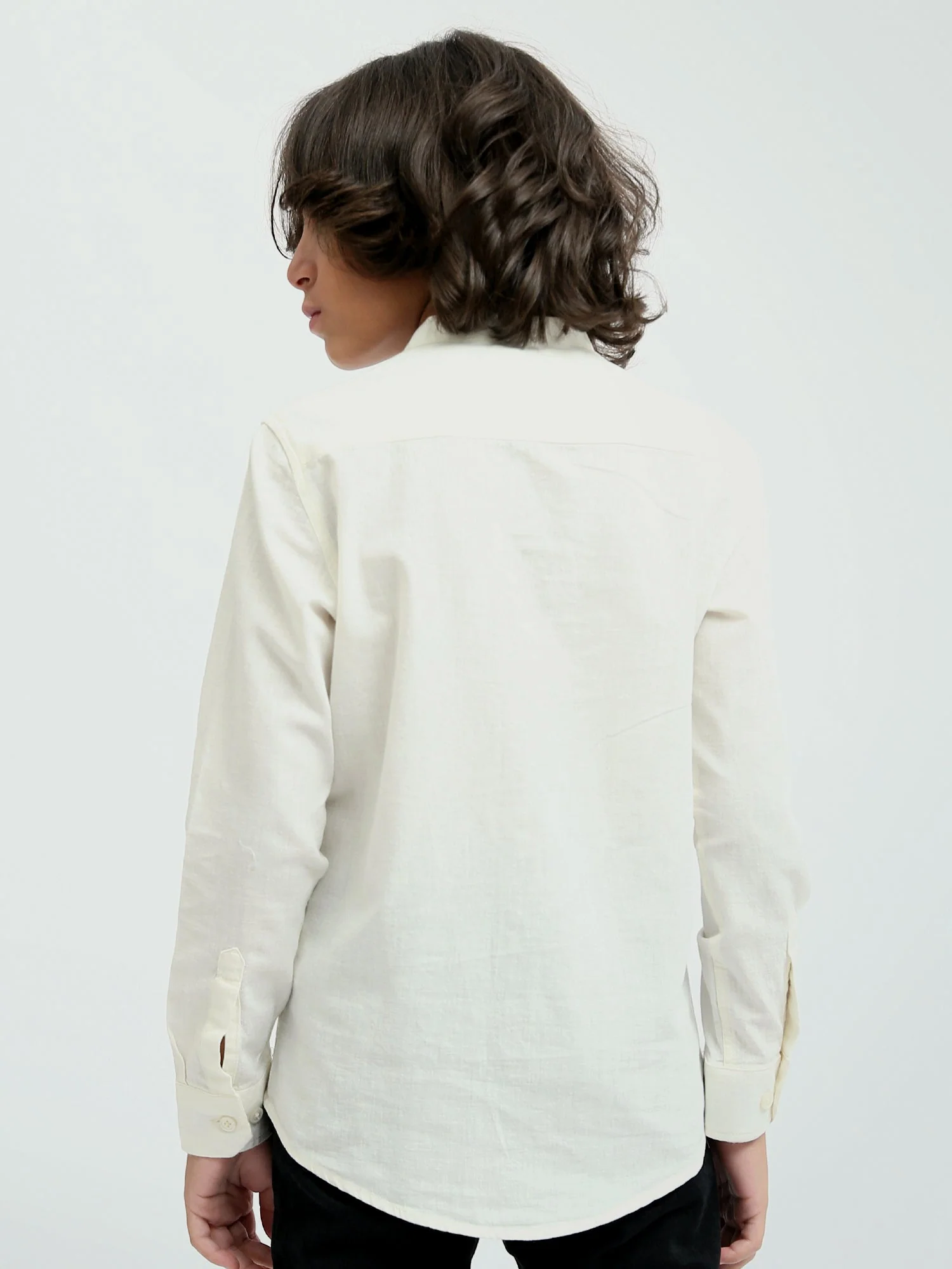 Chemise enfant élégante d’hiver à manches longues - SHI24SEIA31143TB1 – Image 4