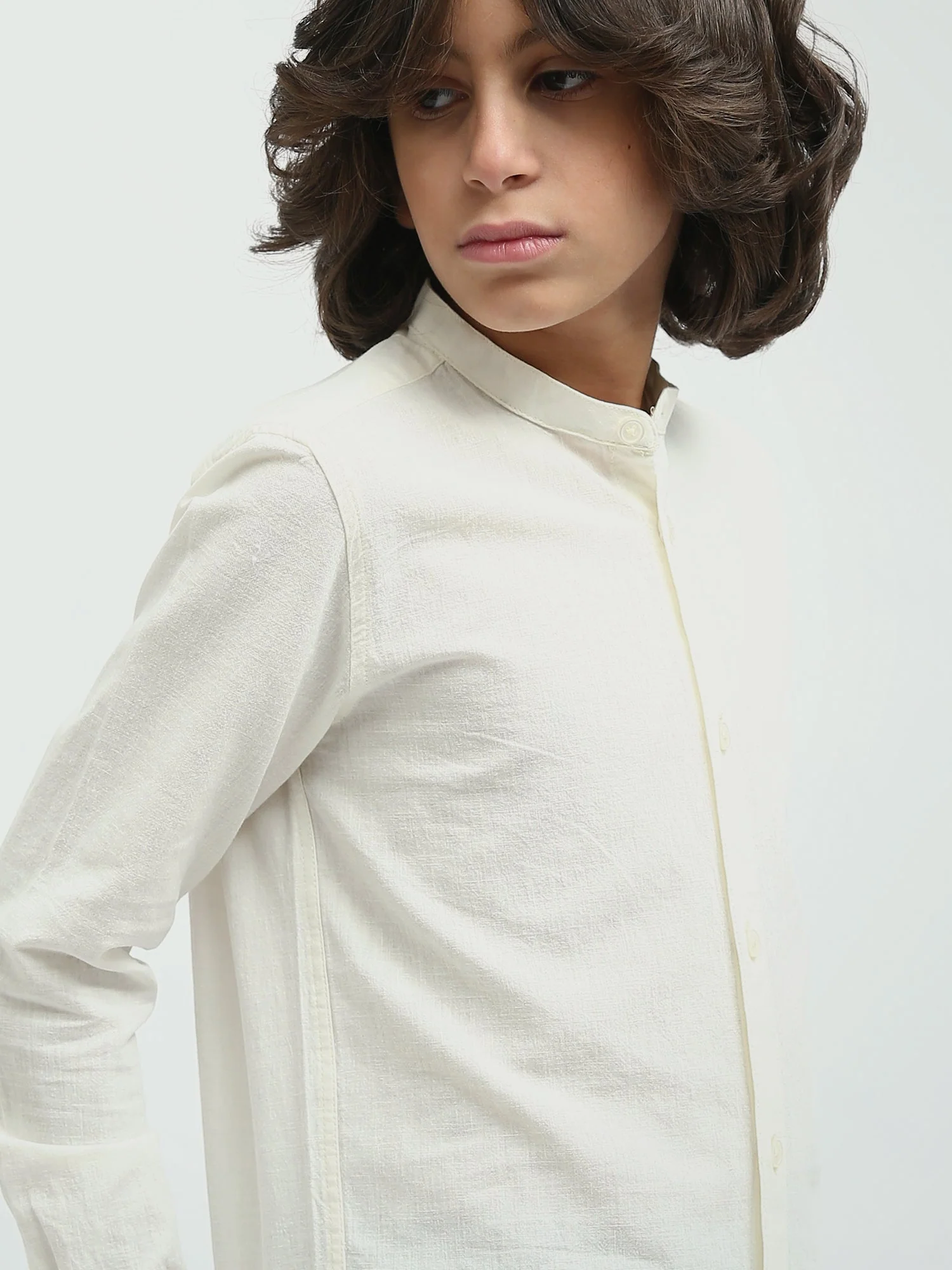 Chemise enfant élégante d’hiver à manches longues - SHI24SEIA31143TB1 – Image 5