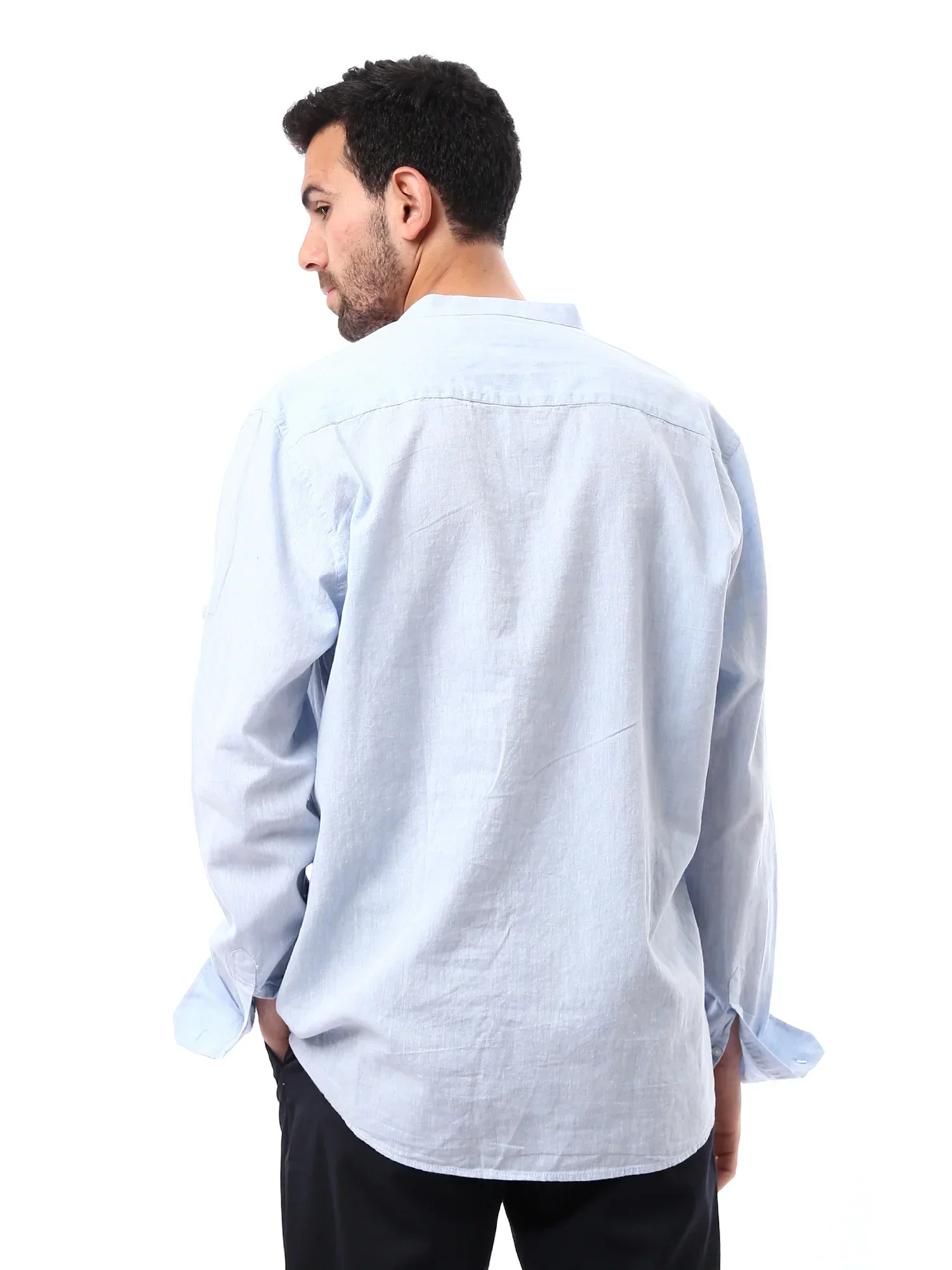 Chemise homme à manches longues, coupe moderne et design élégant – SHI24SEIS19429TM1 – Image 8