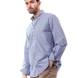 Chemise à Rayures Homme – Élégance et Confort au Quotidien - SHI24SSCR17400TM1