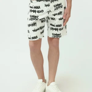 Short en jean homme regular fit – Style urbain imprimé - SHR24SDAP30193TM1