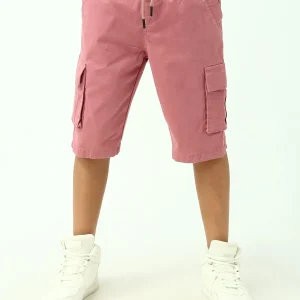 Short cargo ado garçon avec poches et taille élastique – SHR24SGBC75307MJ1