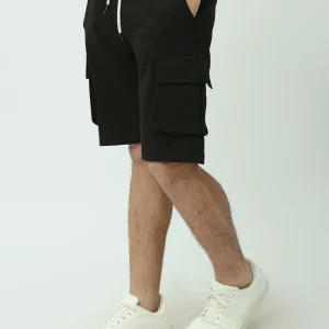 Short cargo pour homme avec poches latérales et taille élastique - SHR24SMBC29159TM1