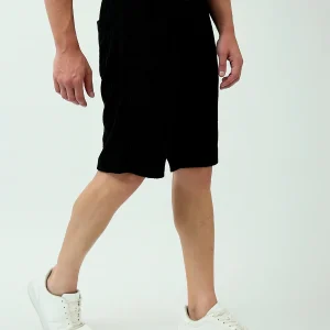 Short de sport pour homme de couleur noire avec taille élastique - SHR24SMBS15001TM1