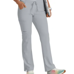 Pantalon médical dame à jambe droite, taille mi-haute, avec 3 poches Skechers SK201