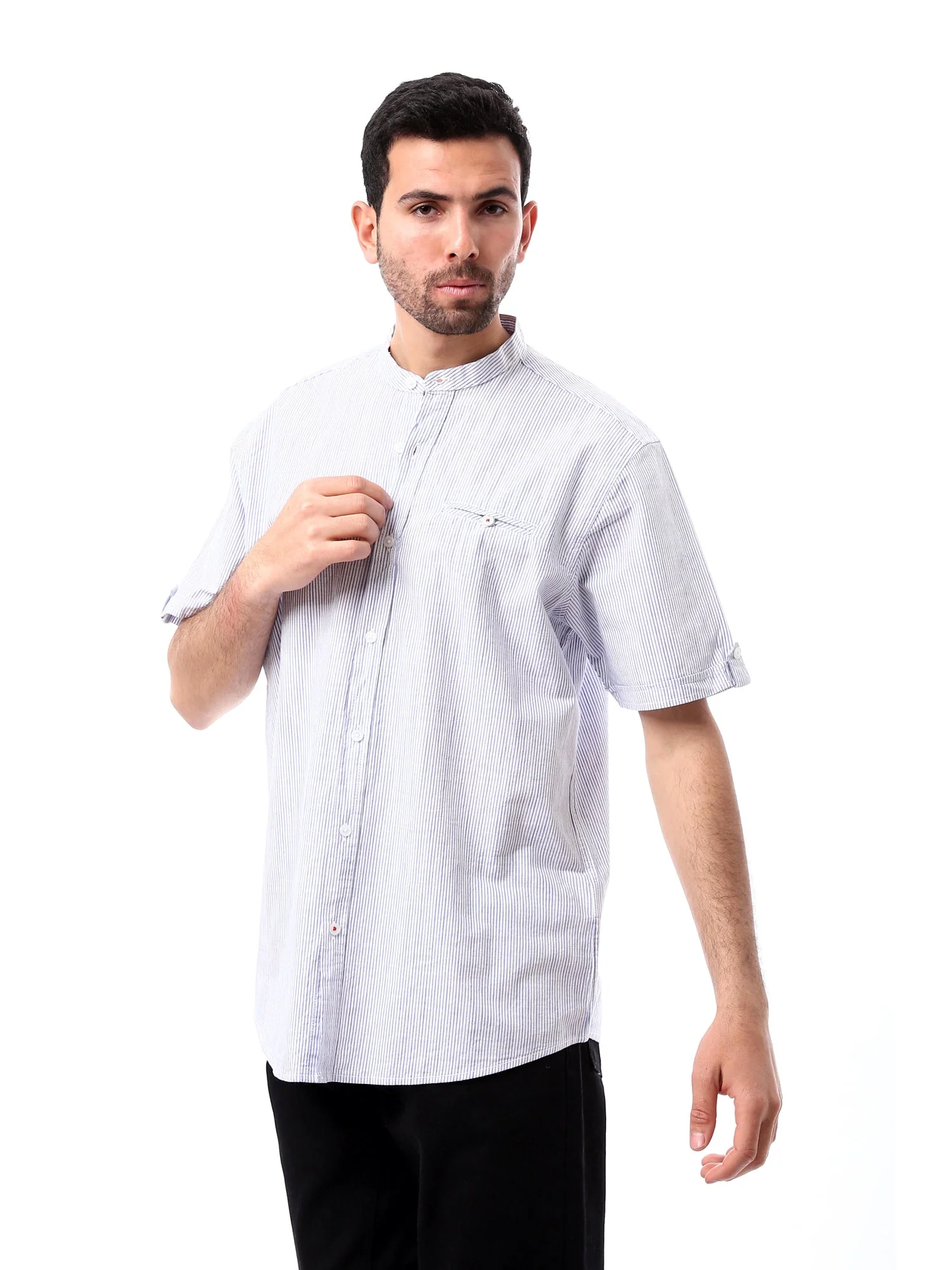 Chemise Homme à Manches Courtes - Élégante et Confortable pour un Look Quotidien - SSH24SSCS19500TM1 – Image 2
