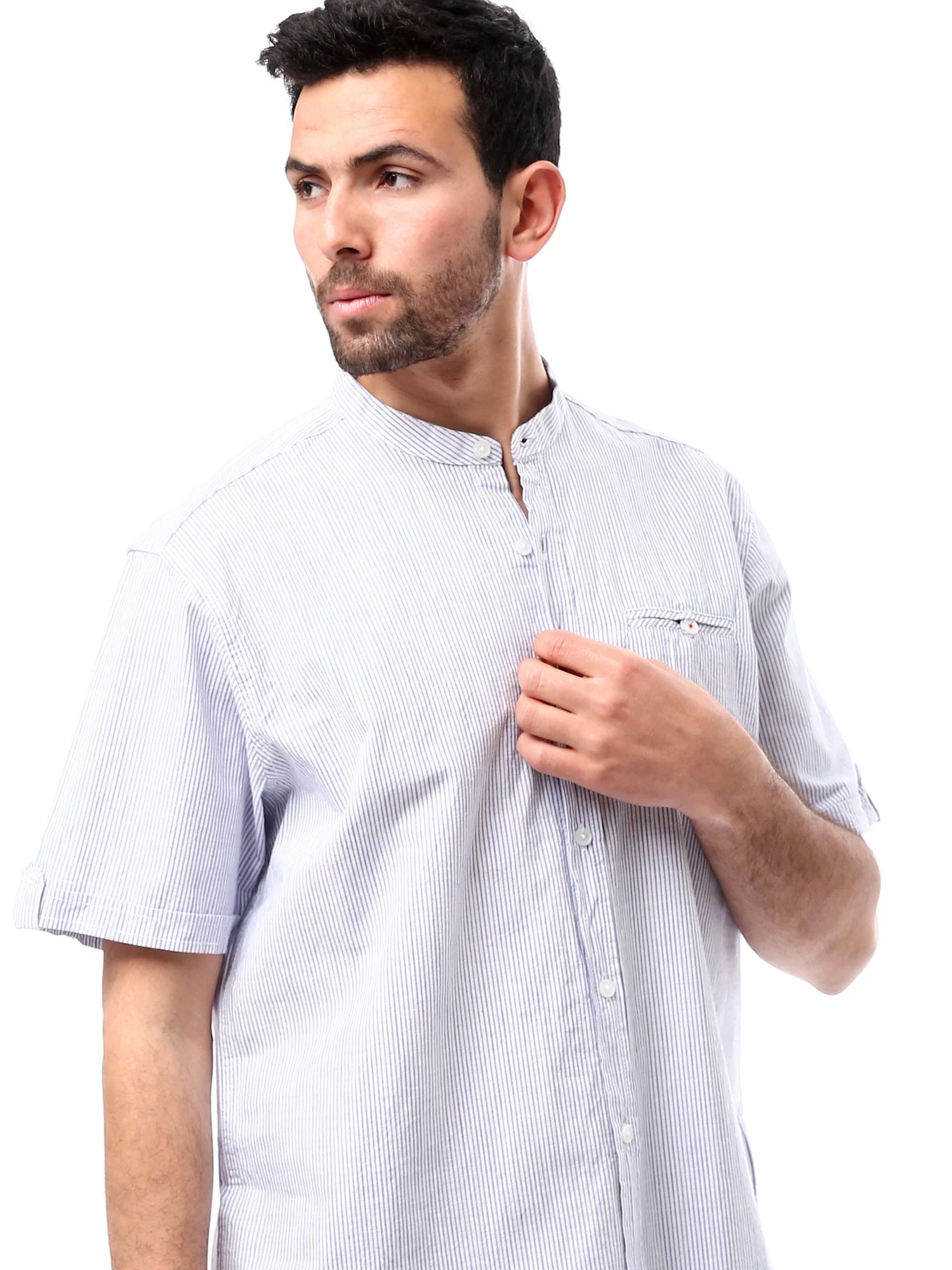 Chemise Homme à Manches Courtes - Élégante et Confortable pour un Look Quotidien - SSH24SSCS19500TM1 – Image 4