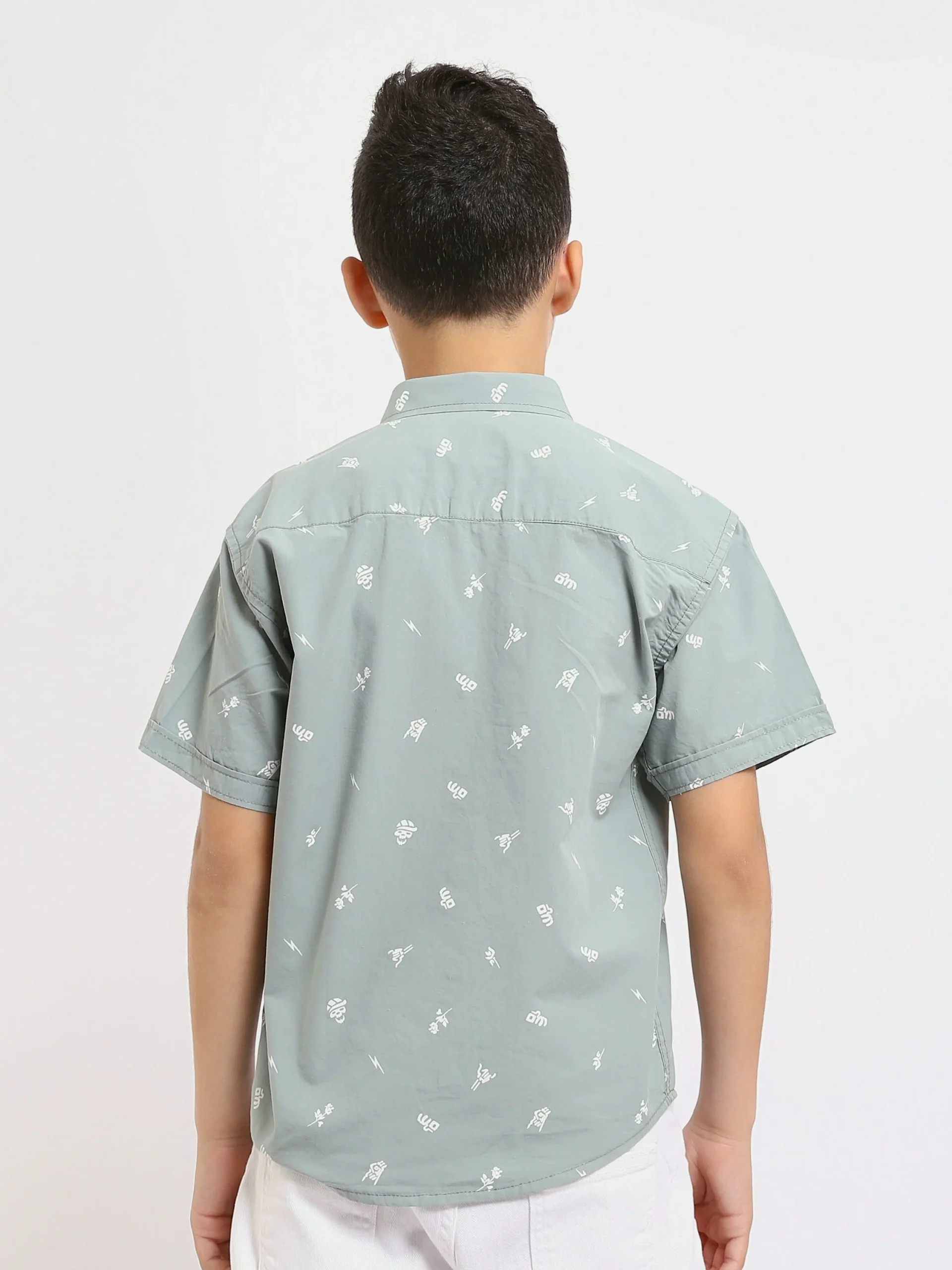 Chemise enfant ornée de motifs distinctifs – SSH25SAER31169TB1 – Image 4