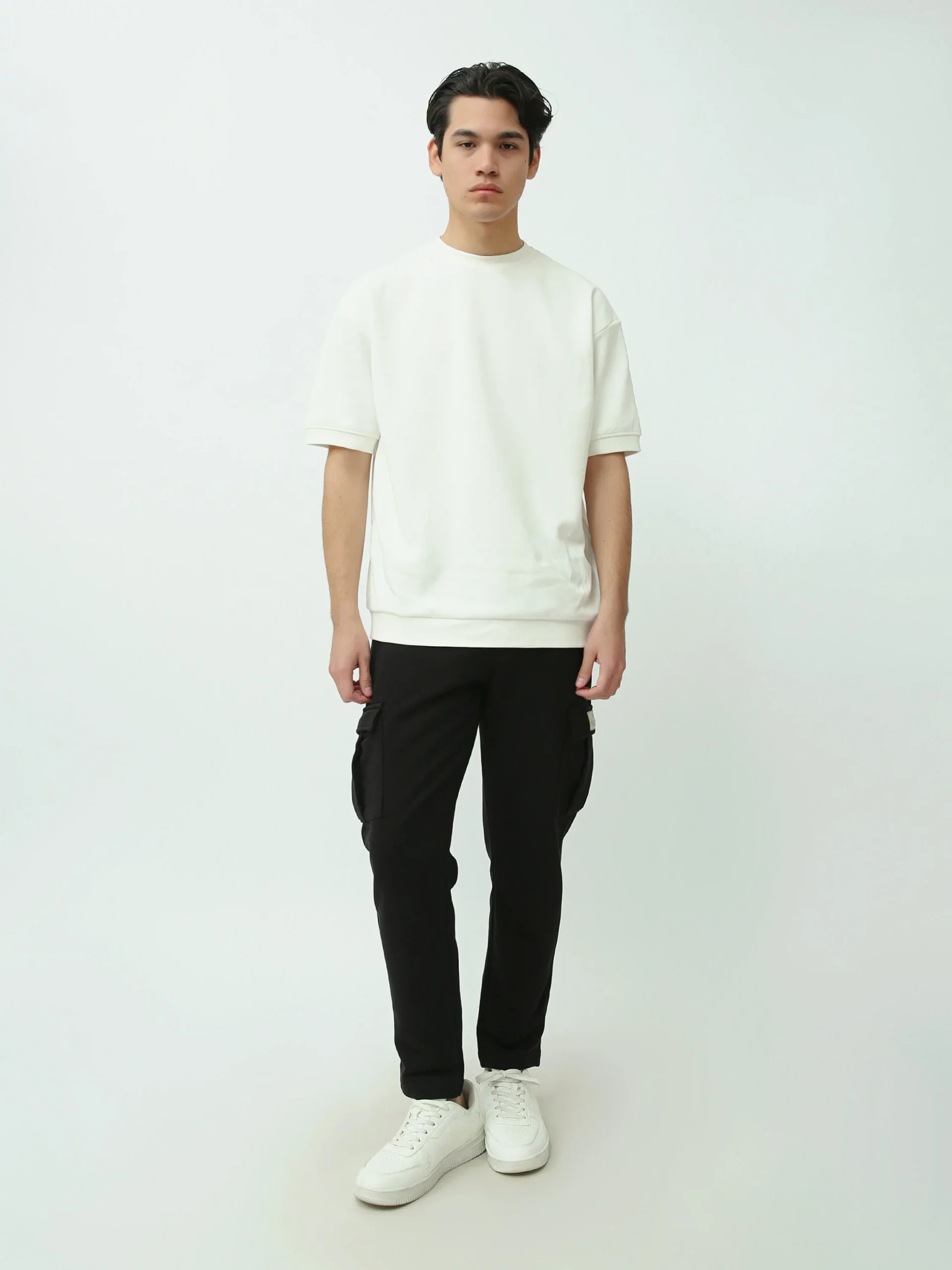 Pantalon de Sport Homme - Sweatpants Confortables avec Poches Cargo - SWP25GMBS24619TM1 – Image 4