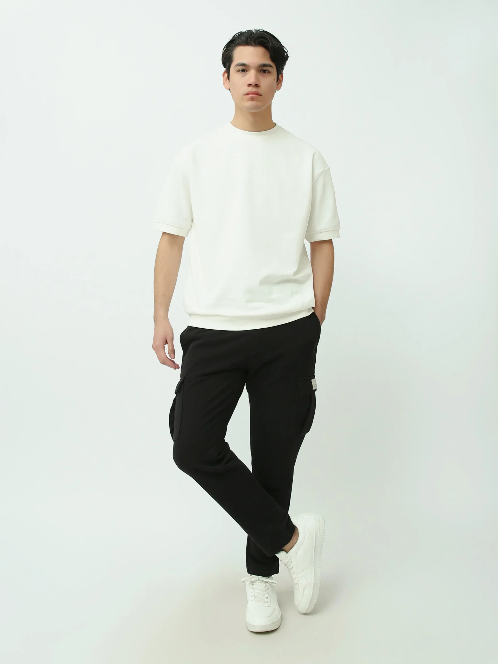 Pantalon de Sport Homme - Sweatpants Confortables avec Poches Cargo - SWP25GMBS24619TM1 – Image 6