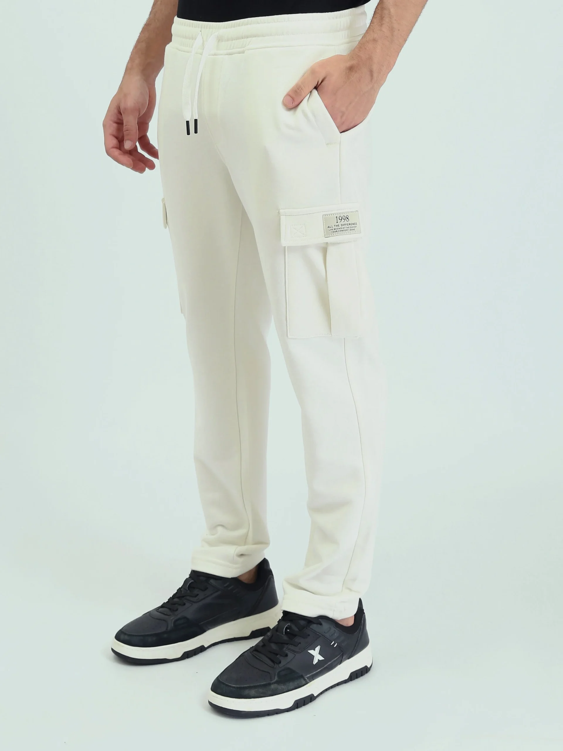 Pantalon de Sport Homme - Sweatpants Confortables avec Poches Cargo - SWP25GMBS24619TM1 – Image 9