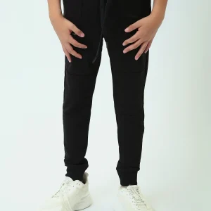 Pantalon de sport enfant avec taille élastique et poches latérales – SWP25GMPS24618TB1