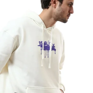 Hoodie pour homme avec imprimé "Reality" – Design moderne et confortable - SWS24WHNK26147TM1